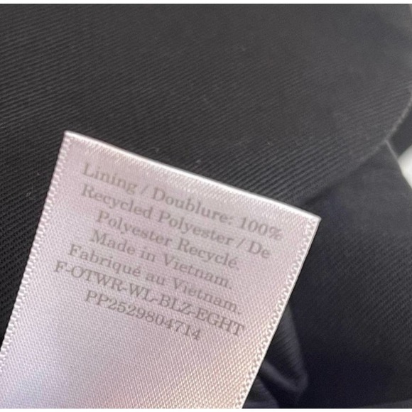 Everlane The 80's Blazer Black Women's Size 2 NWT - Picture 11 of 11